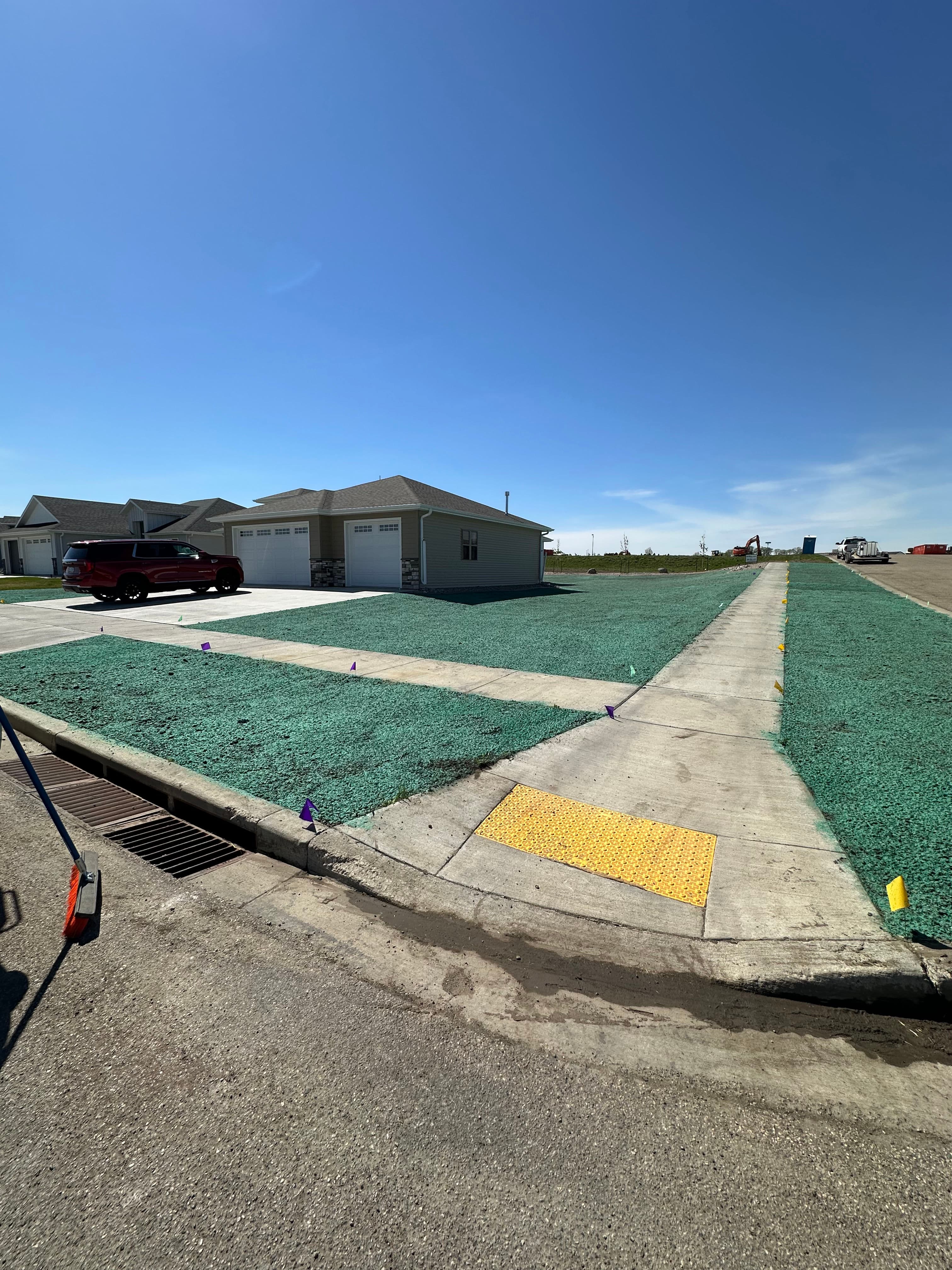 Project Hydroseeding New Home Lawns in North Dakota image