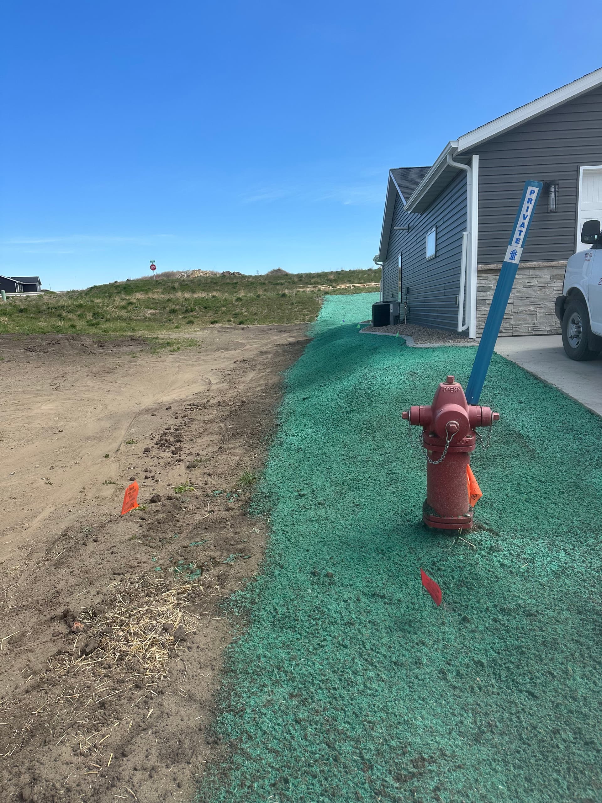 Gallery photos for Hillside Hydroseeding for Erosion Control and Lawn Establishment: Image #3