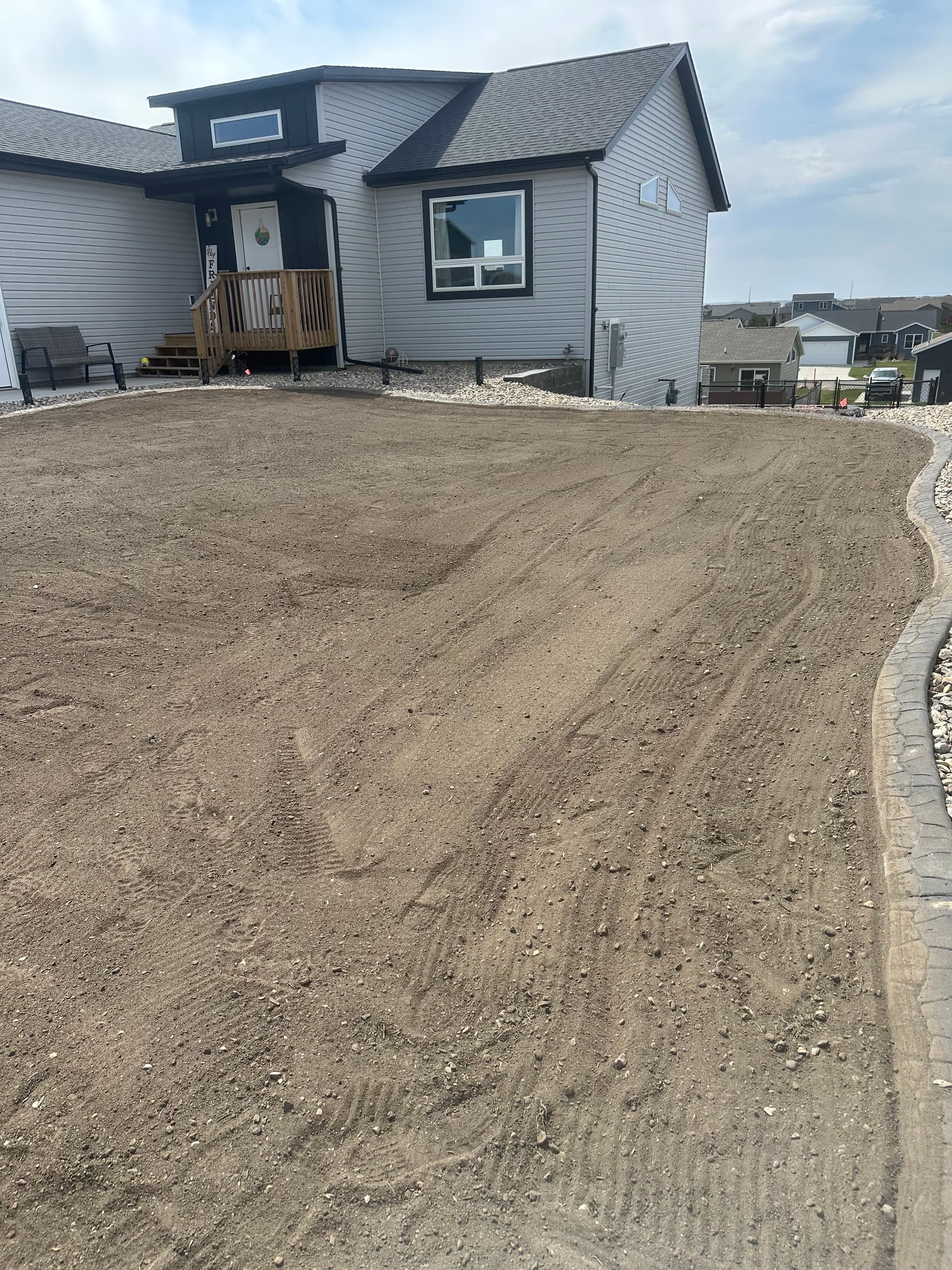 Gallery photos for New Build Hydroseeding - Soil Prep to Seed on a Fresh Lawn: Image #5