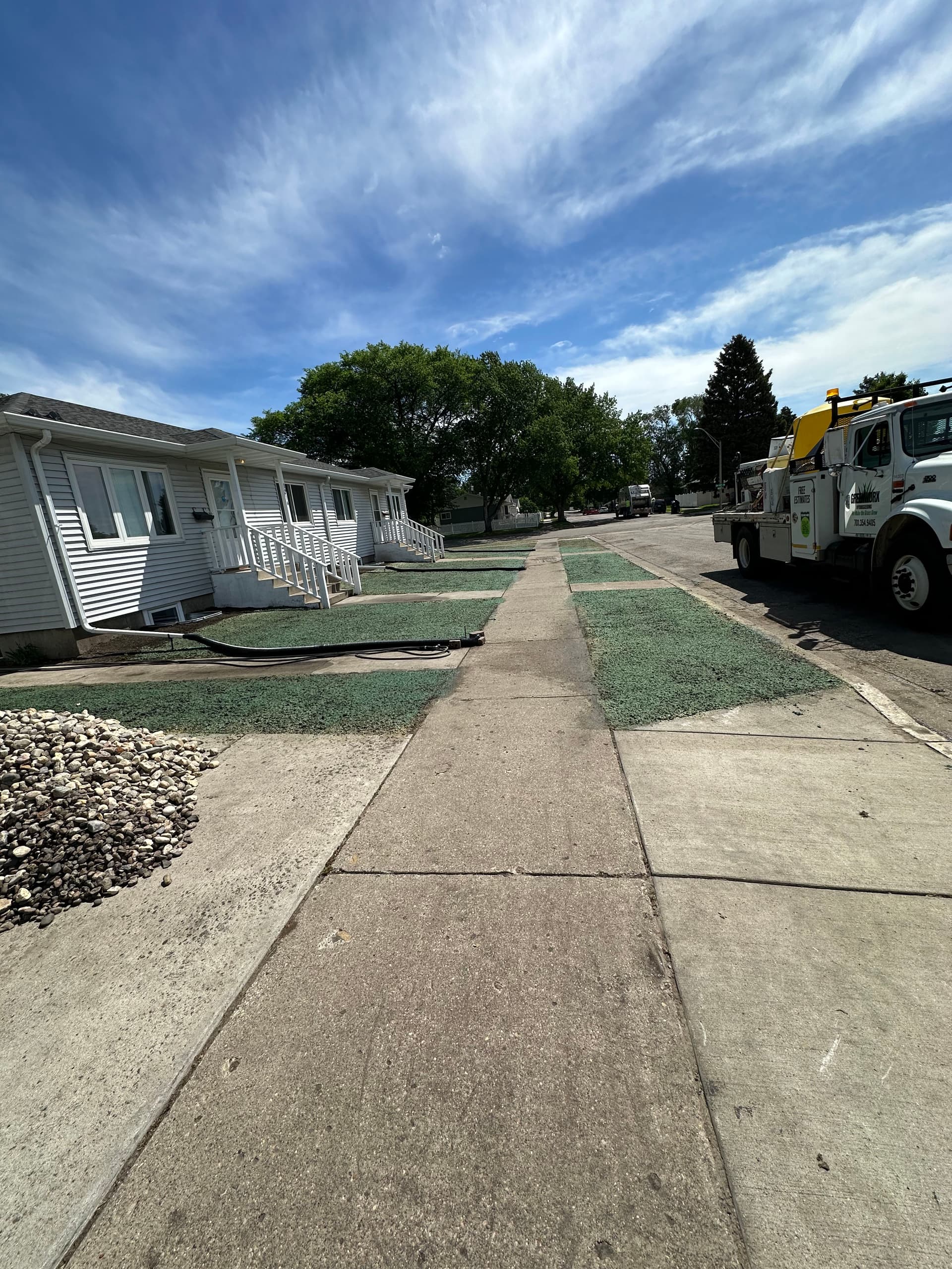 Hydroseeding Multiple Yards for a Fresh Lawn Restart image