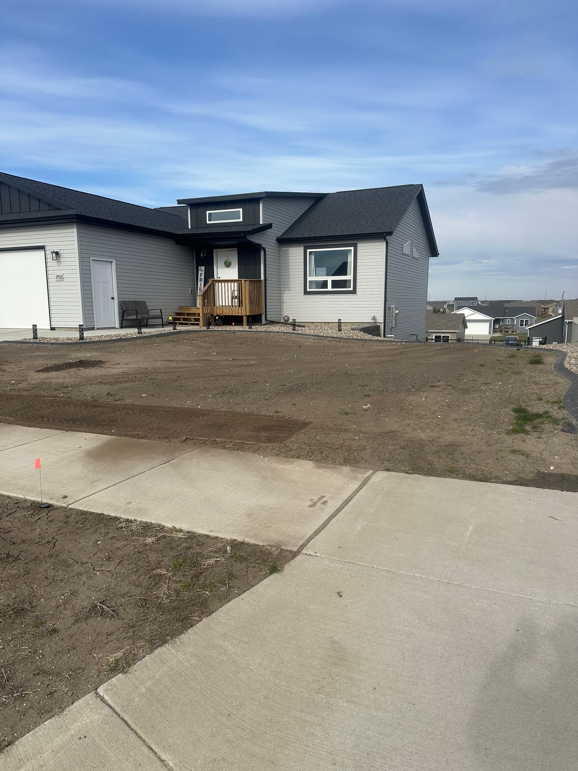 Gallery photos for New Build Hydroseeding - Soil Prep to Seed on a Fresh Lawn: Image #1
