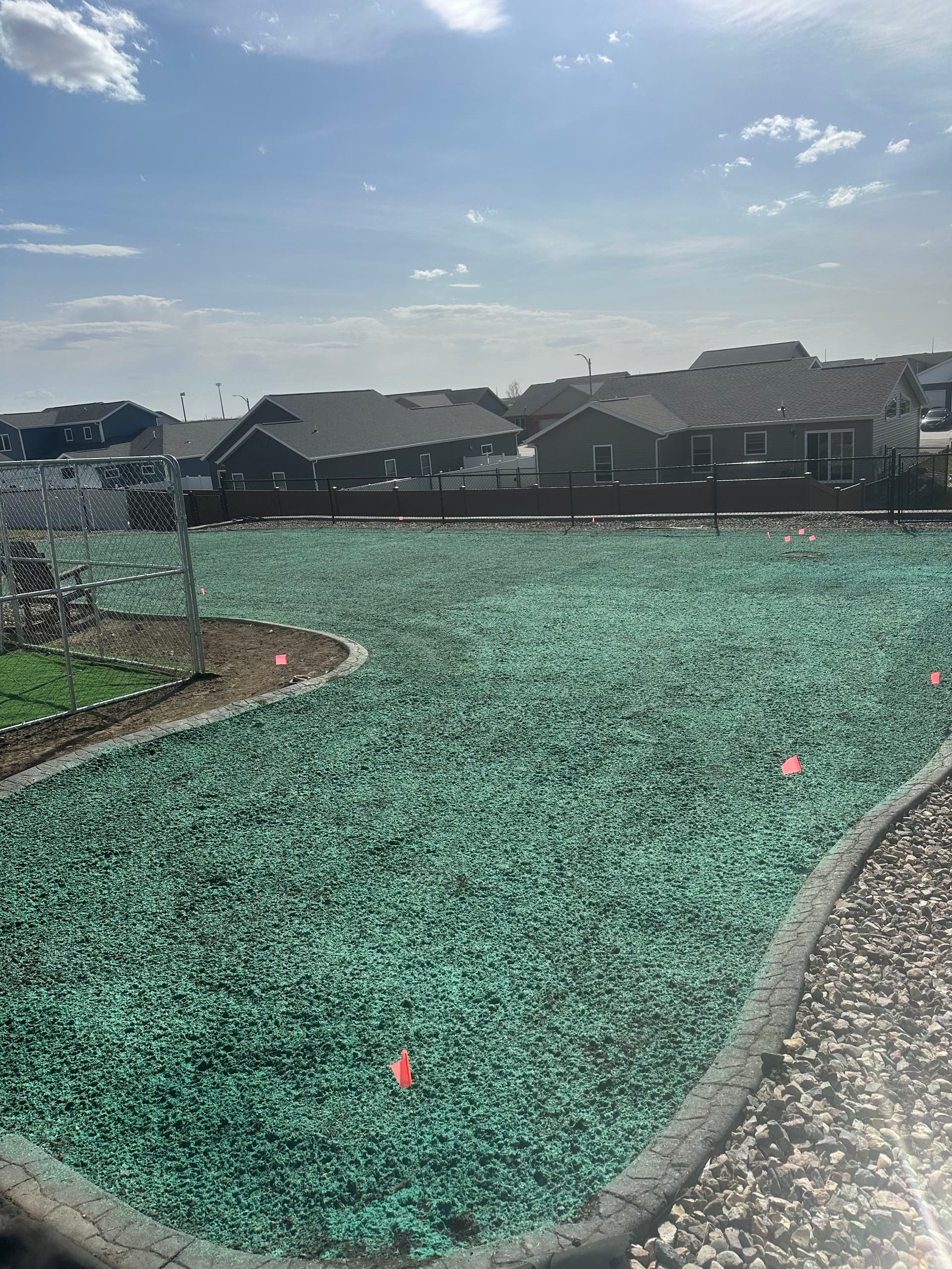 Gallery photos for New Build Hydroseeding - Soil Prep to Seed on a Fresh Lawn: Image #9