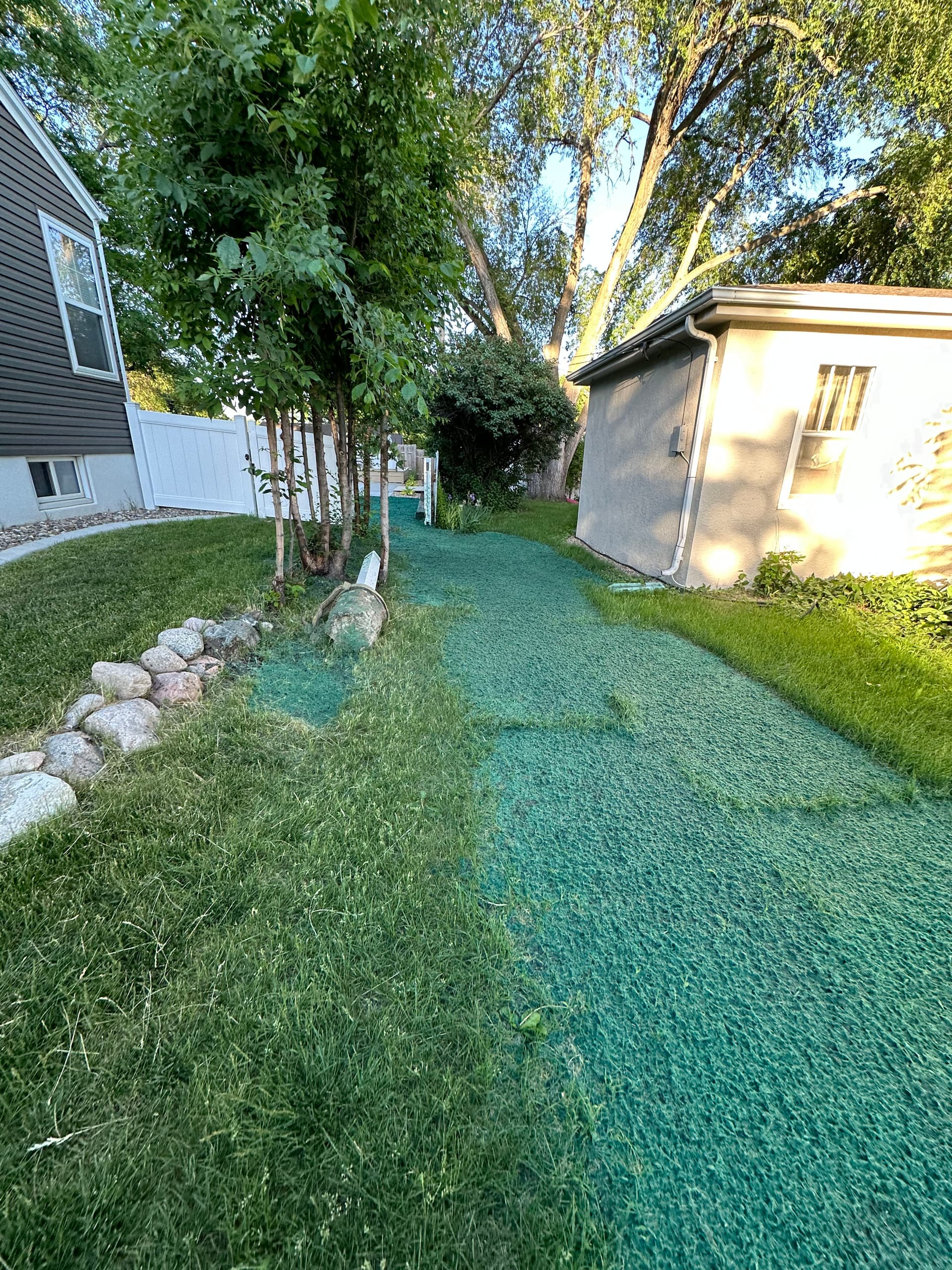 Gallery photos for No Lawn Patch Too Big or Small for Hydroseeding: Image #1