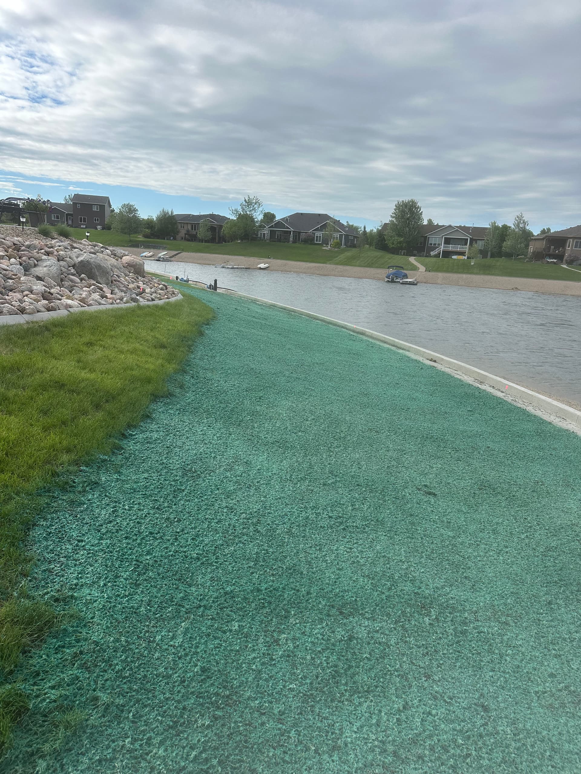 Gallery photos for Lakeside Yard Rebuild with Regrading and Hydroseeding: Image #6